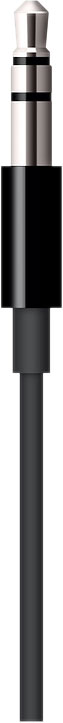 Аудиокабель Apple Lightning/3,5 мм (1,2 м), черный