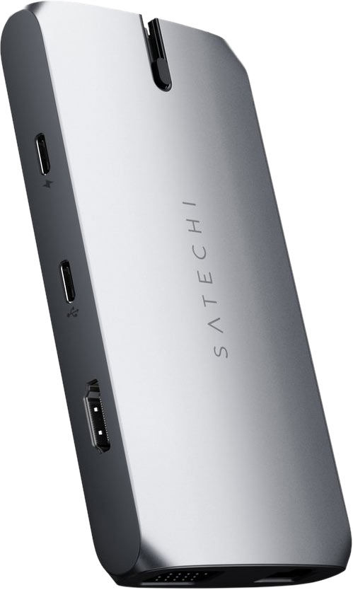 Адаптер Satechi USB-C On-the-Go Multiport Adapter, «серый космос»