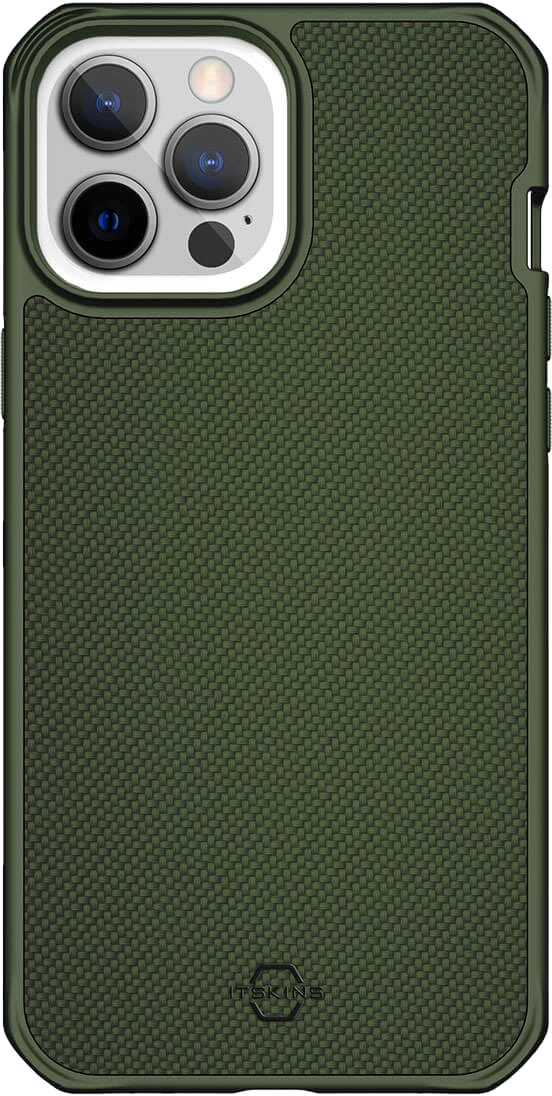Чехол Itskins Hybrid Ballistic MagSafe для iPhone 13 Pro, поликарбонат, хаки