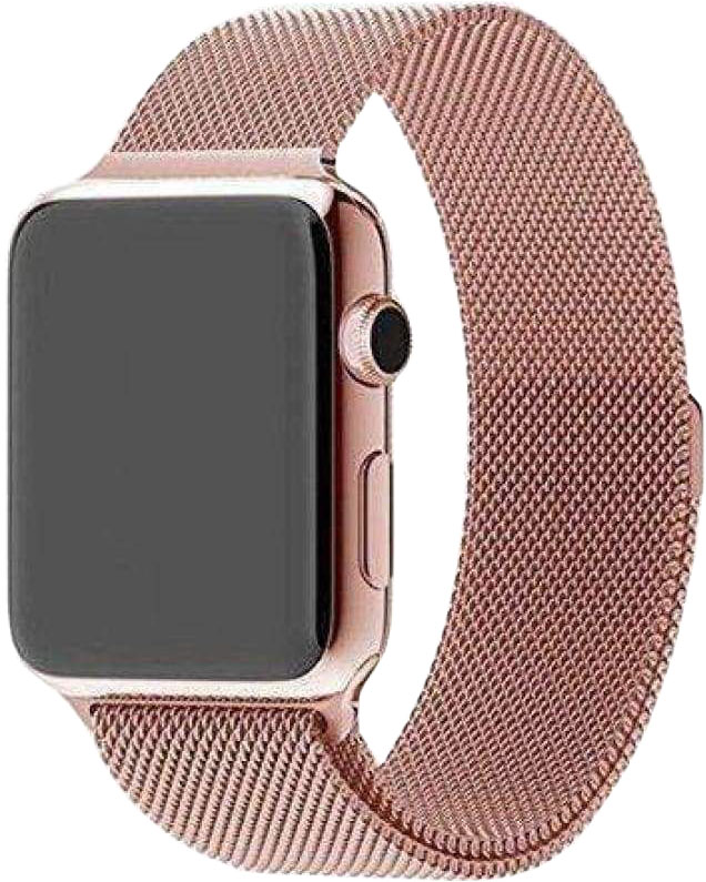 Ремешок moonfish для Apple Watch 38/40мм, сталь, розовое золото (2020)
