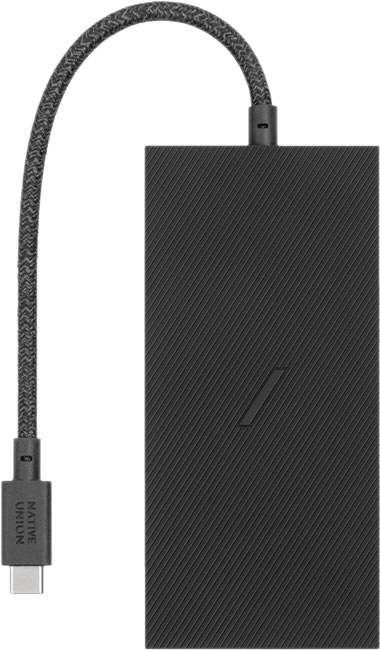 Адаптер Native Union USB-C Hub Slate, черный