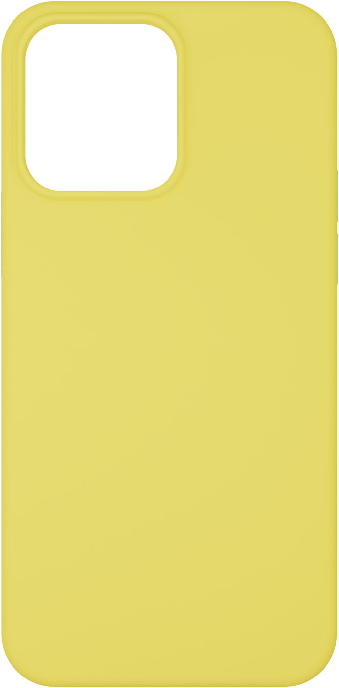 Чехол moonfish для iPhone 13, силикон, матовый желтый