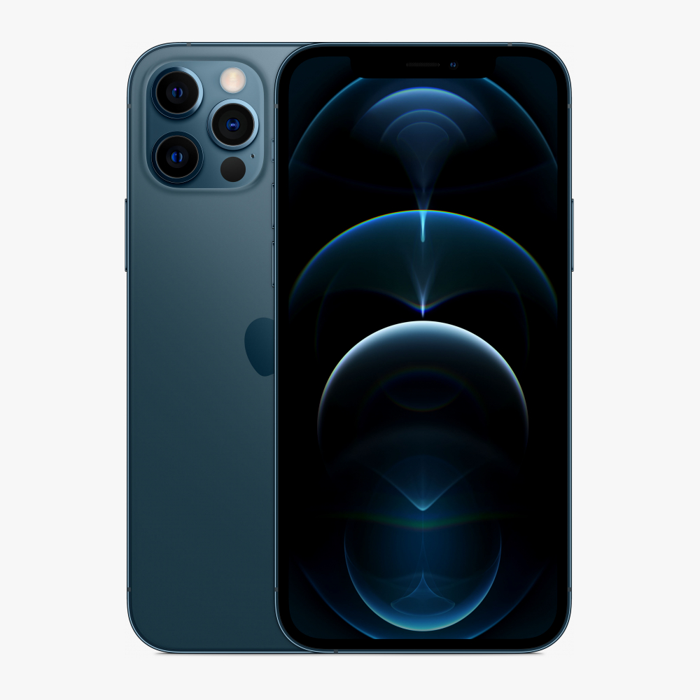 Оформить рассрочку или купить в кредит Apple iPhone 12 Pro, 128 ГБ, «тихоокеанский синий» (MGMN3RU/A) в интернет магазине re:Store Владивосток