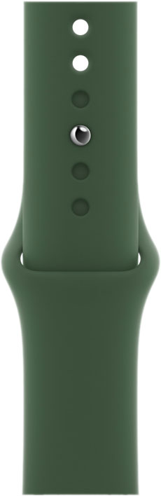 Спортивный ремешок для Apple Watch 41 мм, «зелёный клевер»