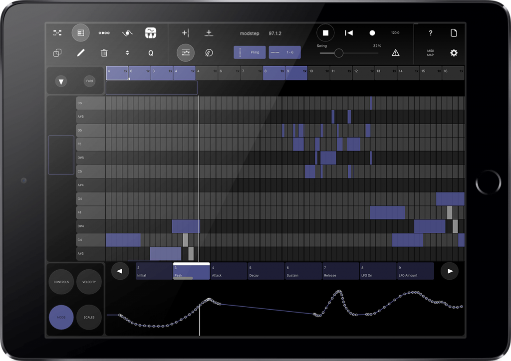 best midi for ipad